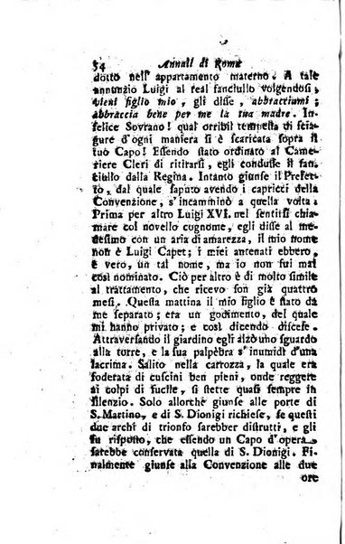 Annali di Roma opera periodica del sig. ab. Michele Mallio