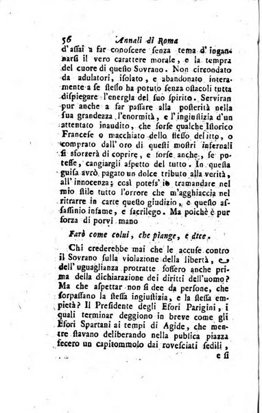 Annali di Roma opera periodica del sig. ab. Michele Mallio