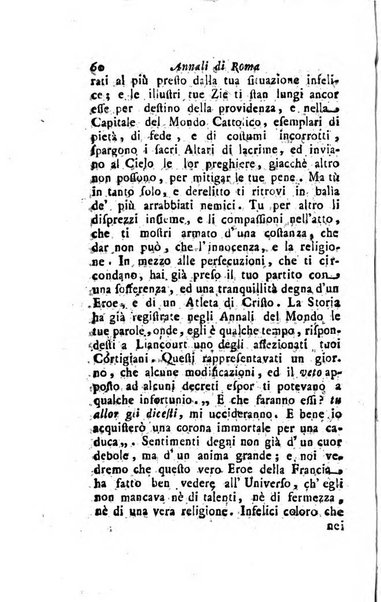 Annali di Roma opera periodica del sig. ab. Michele Mallio