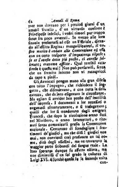 Annali di Roma opera periodica del sig. ab. Michele Mallio