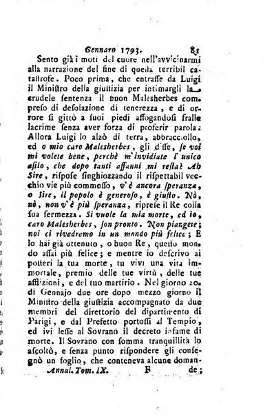 Annali di Roma opera periodica del sig. ab. Michele Mallio