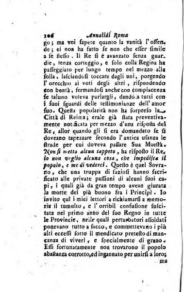 Annali di Roma opera periodica del sig. ab. Michele Mallio