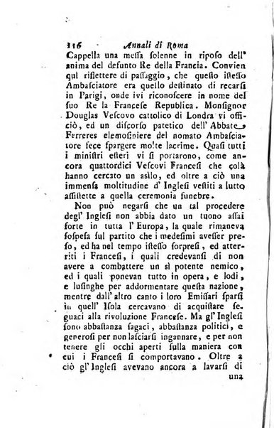 Annali di Roma opera periodica del sig. ab. Michele Mallio