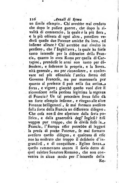 Annali di Roma opera periodica del sig. ab. Michele Mallio