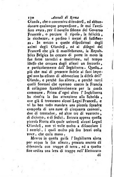 Annali di Roma opera periodica del sig. ab. Michele Mallio