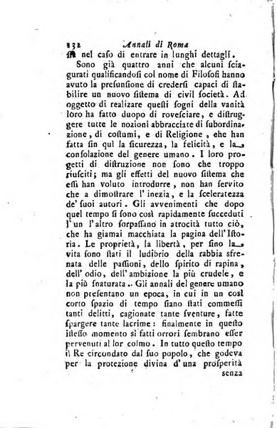 Annali di Roma opera periodica del sig. ab. Michele Mallio