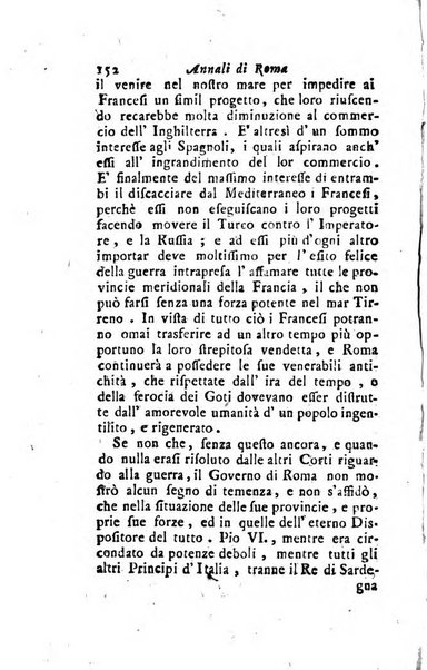 Annali di Roma opera periodica del sig. ab. Michele Mallio