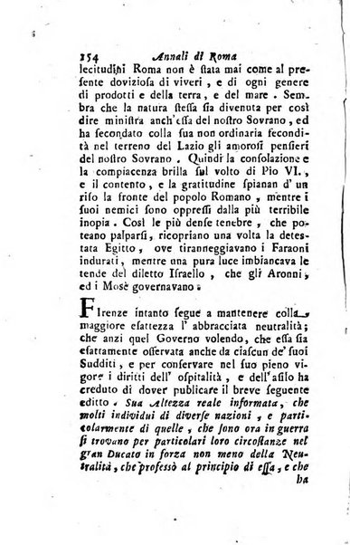 Annali di Roma opera periodica del sig. ab. Michele Mallio