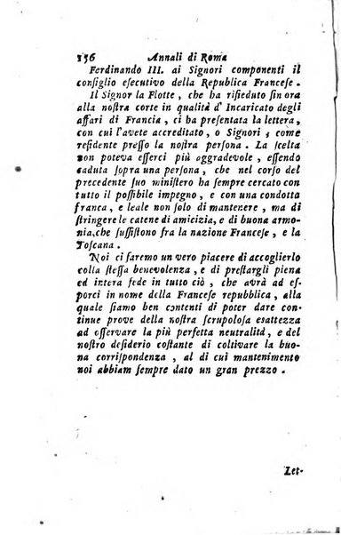 Annali di Roma opera periodica del sig. ab. Michele Mallio