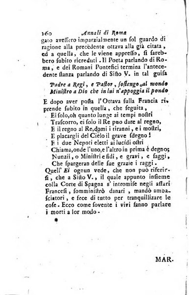 Annali di Roma opera periodica del sig. ab. Michele Mallio