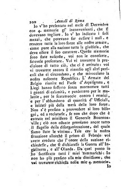 Annali di Roma opera periodica del sig. ab. Michele Mallio