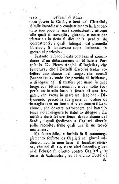 Annali di Roma opera periodica del sig. ab. Michele Mallio