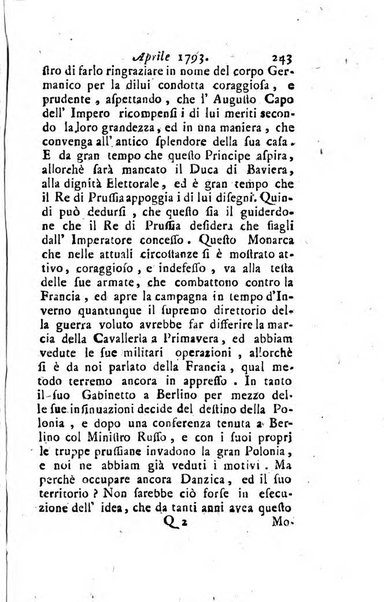 Annali di Roma opera periodica del sig. ab. Michele Mallio