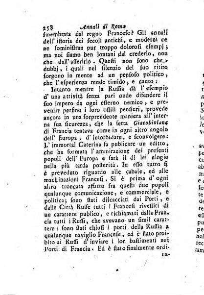 Annali di Roma opera periodica del sig. ab. Michele Mallio