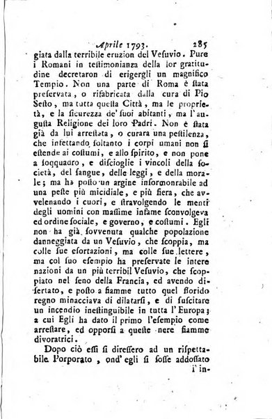 Annali di Roma opera periodica del sig. ab. Michele Mallio