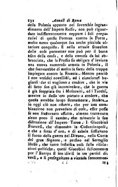 Annali di Roma opera periodica del sig. ab. Michele Mallio