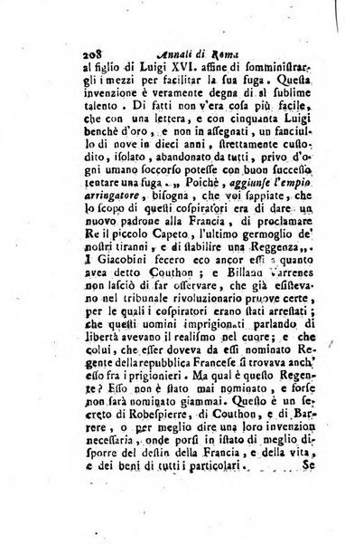 Annali di Roma opera periodica del sig. ab. Michele Mallio