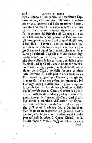 Annali di Roma opera periodica del sig. ab. Michele Mallio