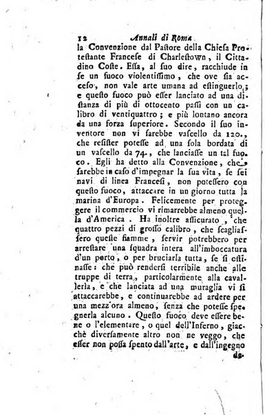 Annali di Roma opera periodica del sig. ab. Michele Mallio