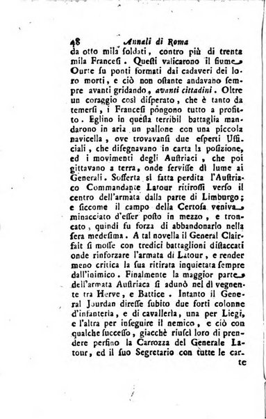 Annali di Roma opera periodica del sig. ab. Michele Mallio