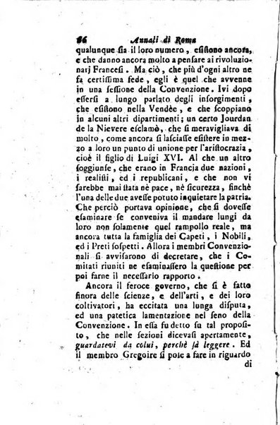 Annali di Roma opera periodica del sig. ab. Michele Mallio