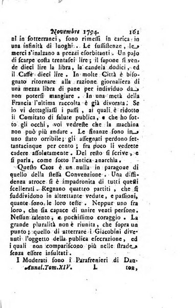 Annali di Roma opera periodica del sig. ab. Michele Mallio