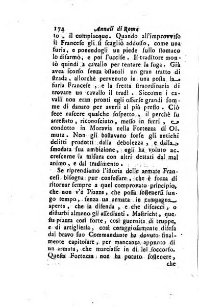 Annali di Roma opera periodica del sig. ab. Michele Mallio