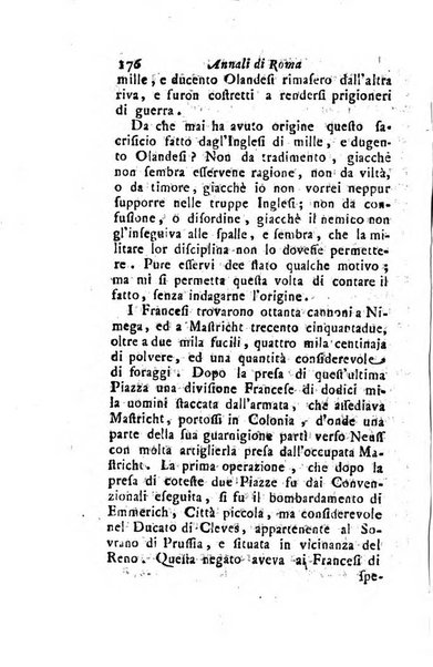 Annali di Roma opera periodica del sig. ab. Michele Mallio