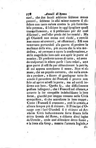 Annali di Roma opera periodica del sig. ab. Michele Mallio