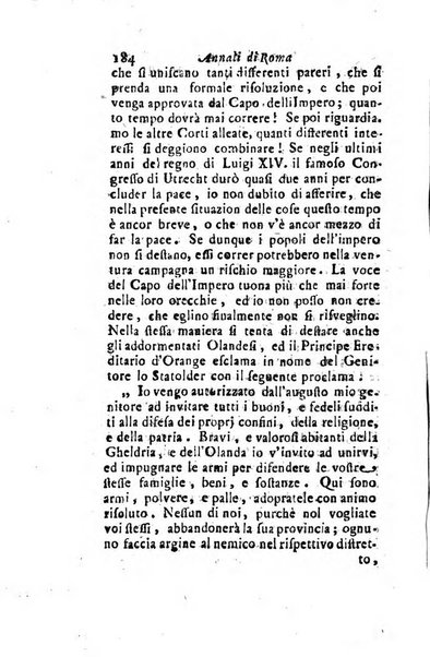 Annali di Roma opera periodica del sig. ab. Michele Mallio