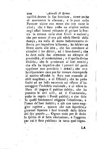 Annali di Roma opera periodica del sig. ab. Michele Mallio