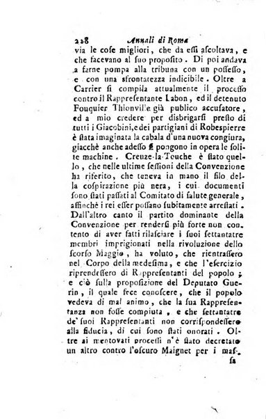 Annali di Roma opera periodica del sig. ab. Michele Mallio