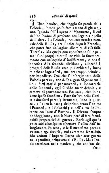 Annali di Roma opera periodica del sig. ab. Michele Mallio