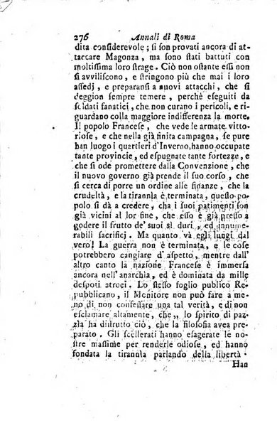 Annali di Roma opera periodica del sig. ab. Michele Mallio