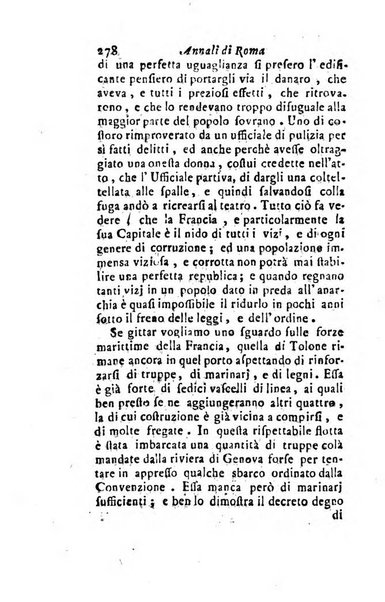 Annali di Roma opera periodica del sig. ab. Michele Mallio