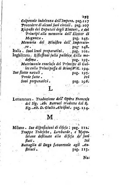 Annali di Roma opera periodica del sig. ab. Michele Mallio