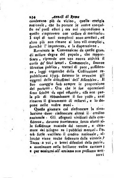 Annali di Roma opera periodica del sig. ab. Michele Mallio