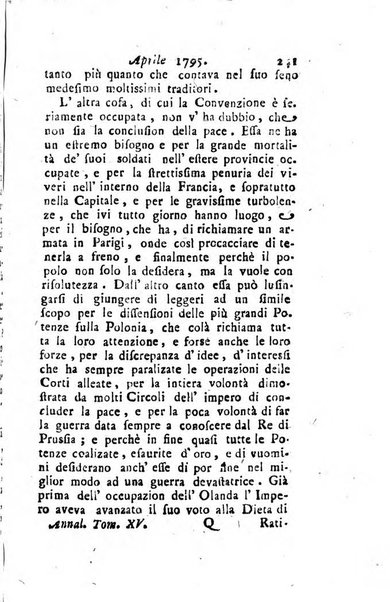 Annali di Roma opera periodica del sig. ab. Michele Mallio