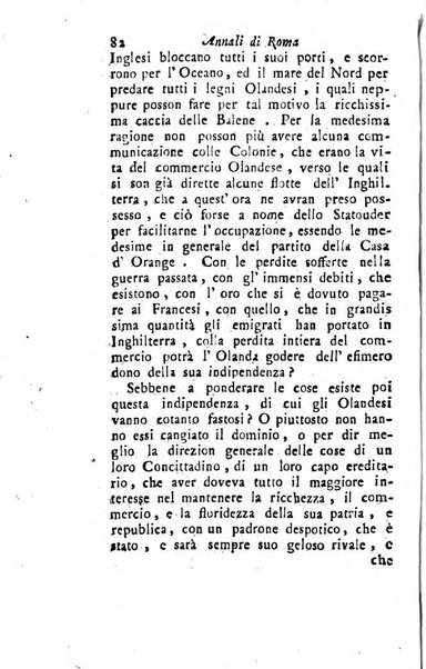 Annali di Roma opera periodica del sig. ab. Michele Mallio