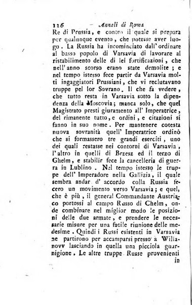 Annali di Roma opera periodica del sig. ab. Michele Mallio