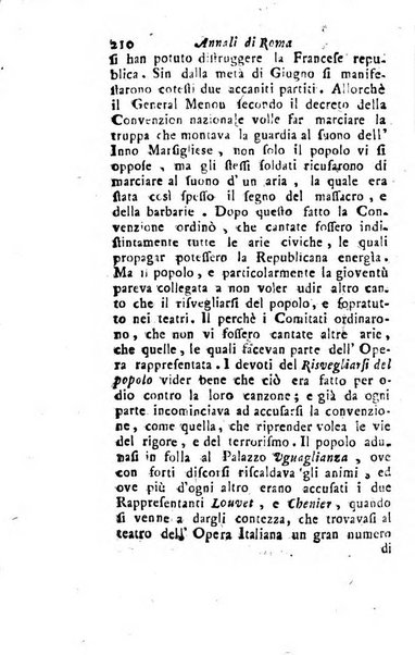 Annali di Roma opera periodica del sig. ab. Michele Mallio