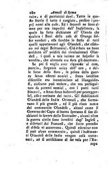 Annali di Roma opera periodica del sig. ab. Michele Mallio