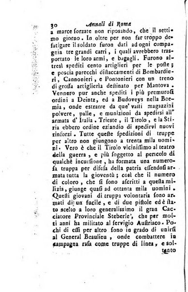 Annali di Roma opera periodica del sig. ab. Michele Mallio