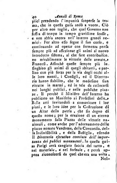 Annali di Roma opera periodica del sig. ab. Michele Mallio