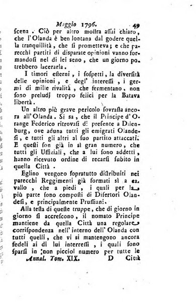 Annali di Roma opera periodica del sig. ab. Michele Mallio