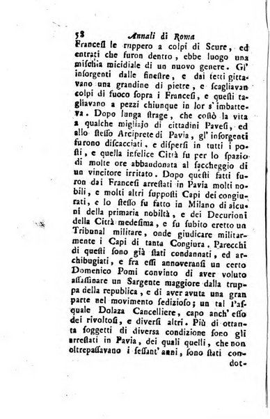 Annali di Roma opera periodica del sig. ab. Michele Mallio