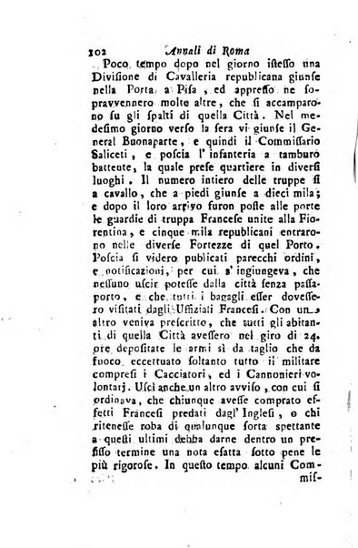 Annali di Roma opera periodica del sig. ab. Michele Mallio