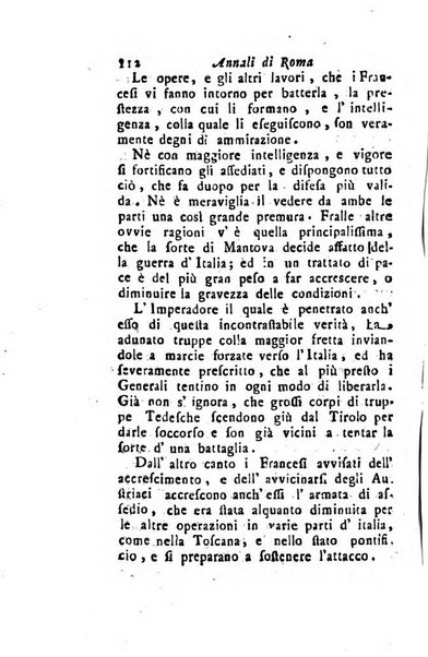 Annali di Roma opera periodica del sig. ab. Michele Mallio