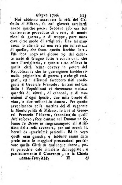 Annali di Roma opera periodica del sig. ab. Michele Mallio