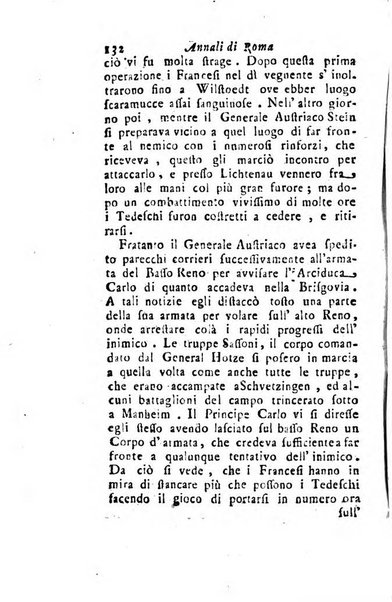 Annali di Roma opera periodica del sig. ab. Michele Mallio